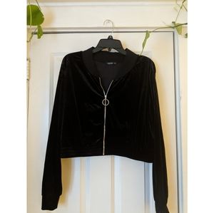 *BOGO FREE* Velvet cropped jacket